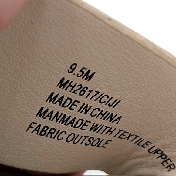 MIA Ciji Wedge Platform Slingback Sandal Open Toe Women's Ivory Size US9.5M EU40 - Picture 6 of 12